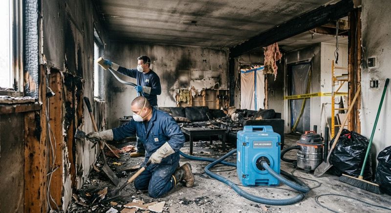 Fire Damage Cleanup in Marin County, CA