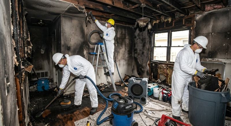 Fire Damage Cleanup in Sonoma County, CA